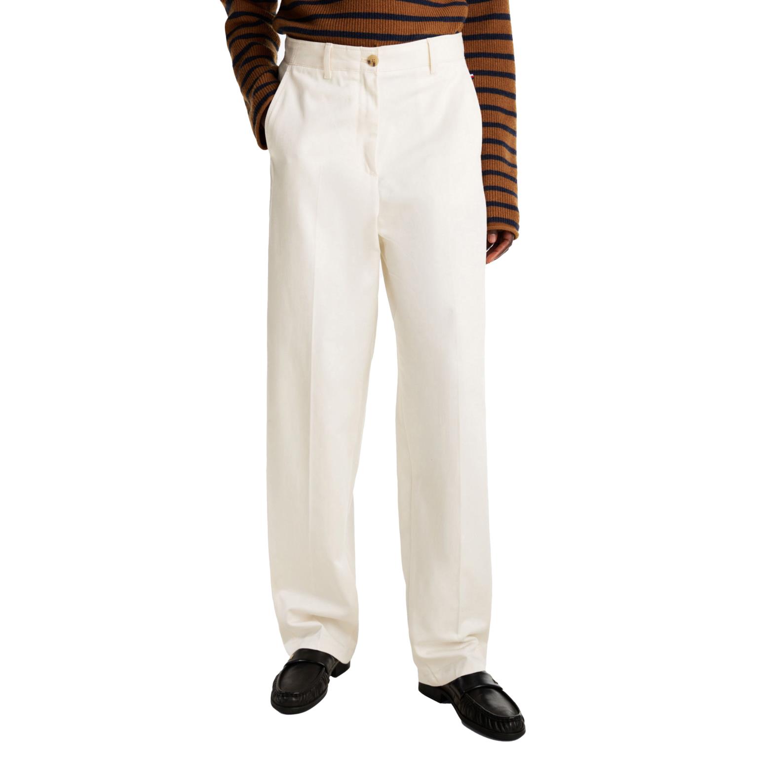 Tommy Hilfiger Cotton Barrel Relaxed Straight Chino